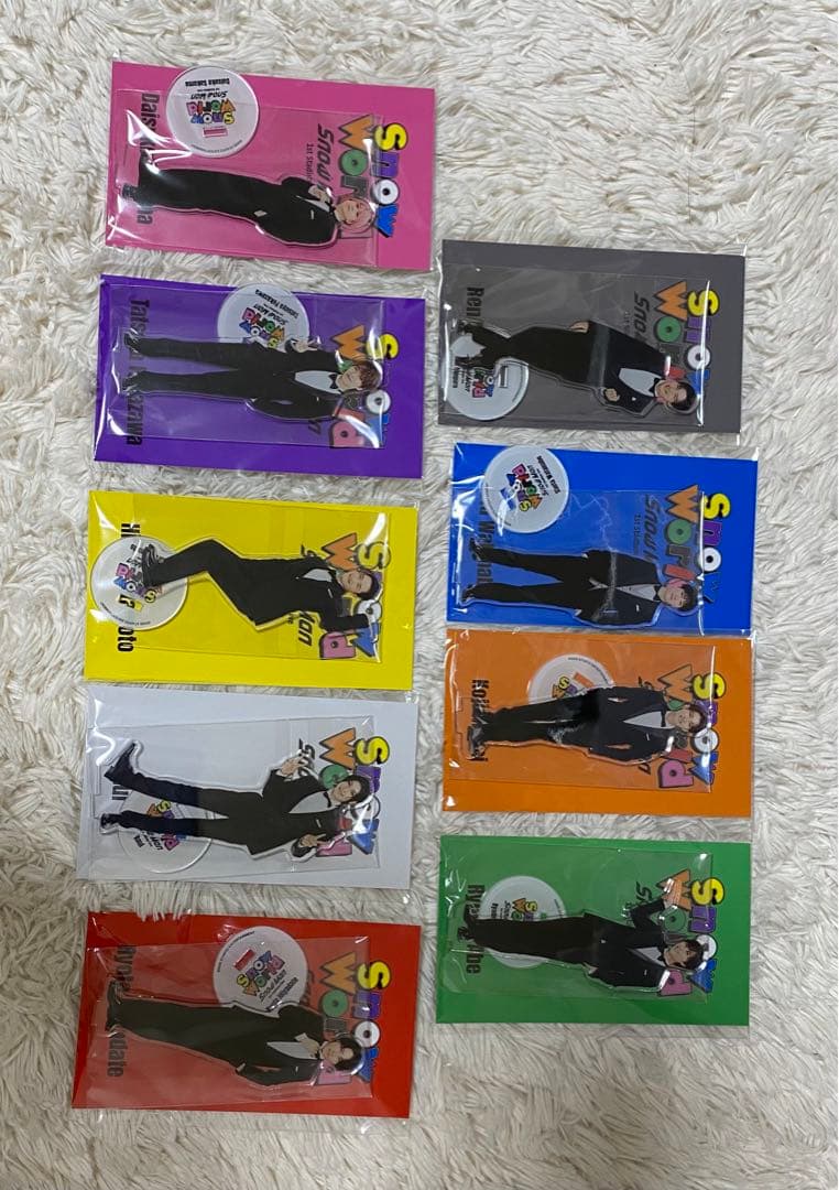 Man  World アクリルスタンド　メンバー全員セット