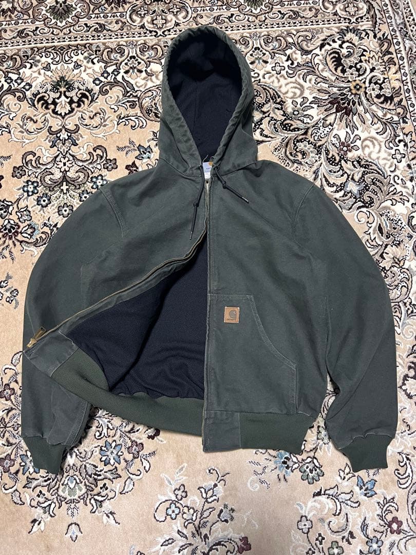 カーハートアクティブジャケット モスグリーン