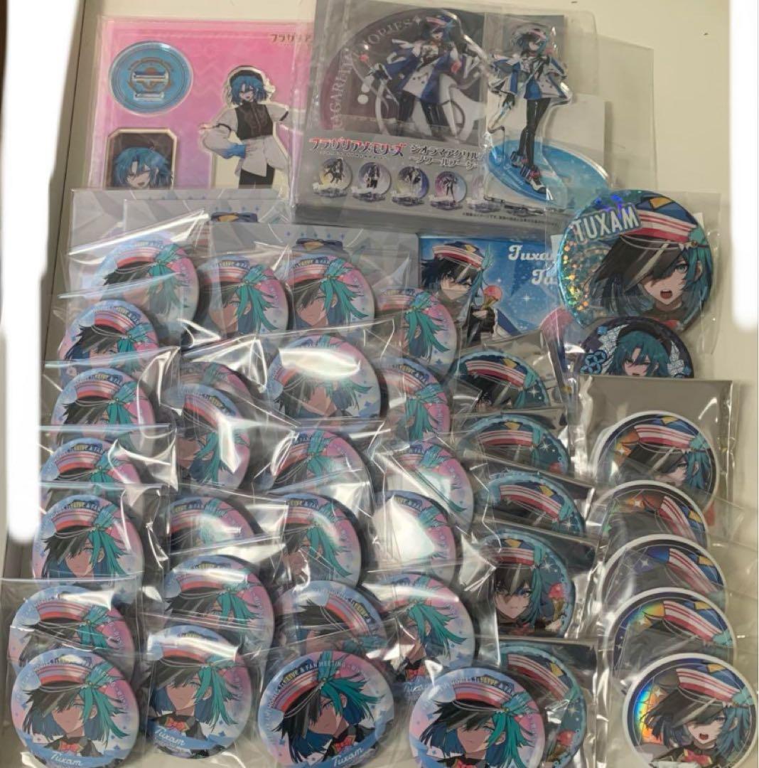 フラメモ タッサム 缶バッジ アクスタ フラガリアメモリーズ