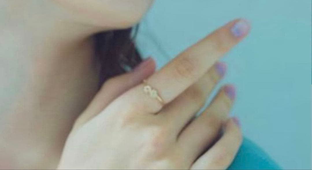 【ete】美品　K10 デイジー フラワーリング　11号