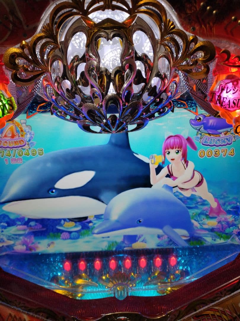 パチンコ実機 大海物語4 SBC アグネス・ラム 1/119 データカウンター付