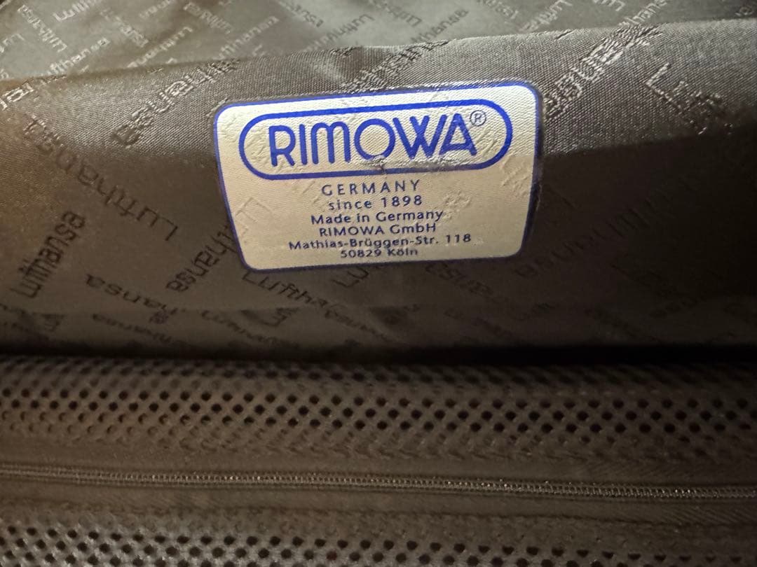 超美品 リモワ RIMOWA ルフトハンザ 限定 32L 2輪