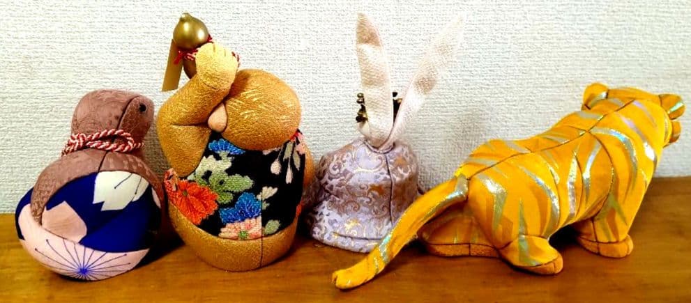 ■久月木目込み人形十二支・色々11点■