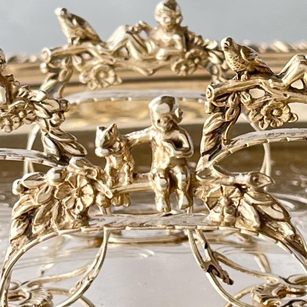 【ALBO】 天使と鳥 / 天童とリスのナプキンリング　6個【純銀】