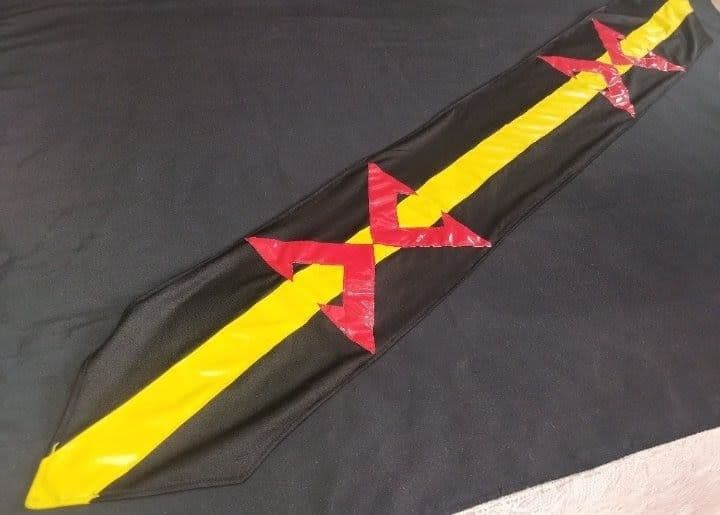 ★X ブラック マフラー 黒 コスプレ 特撮ヒーロー 1号 衣装 エックス