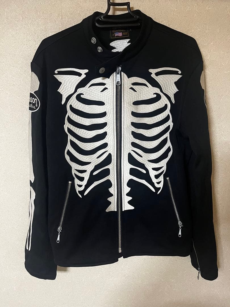 【極美品】vanson ライダース　ヒューマンボーン