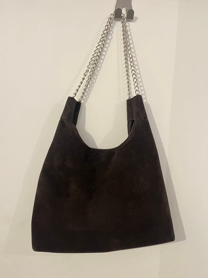 【beauty&youth】スエードライクチェーン　バッグ
