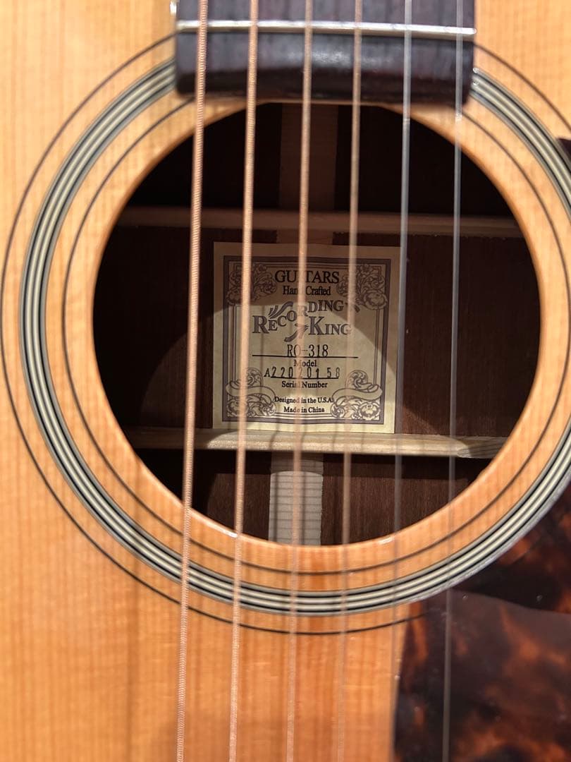 Recording RO318 アコースティックギター ケース付き