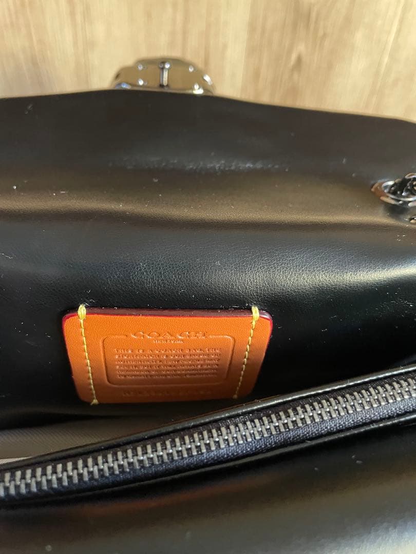 coach コーチタビーショルダー バッグ26 ブラック CP150