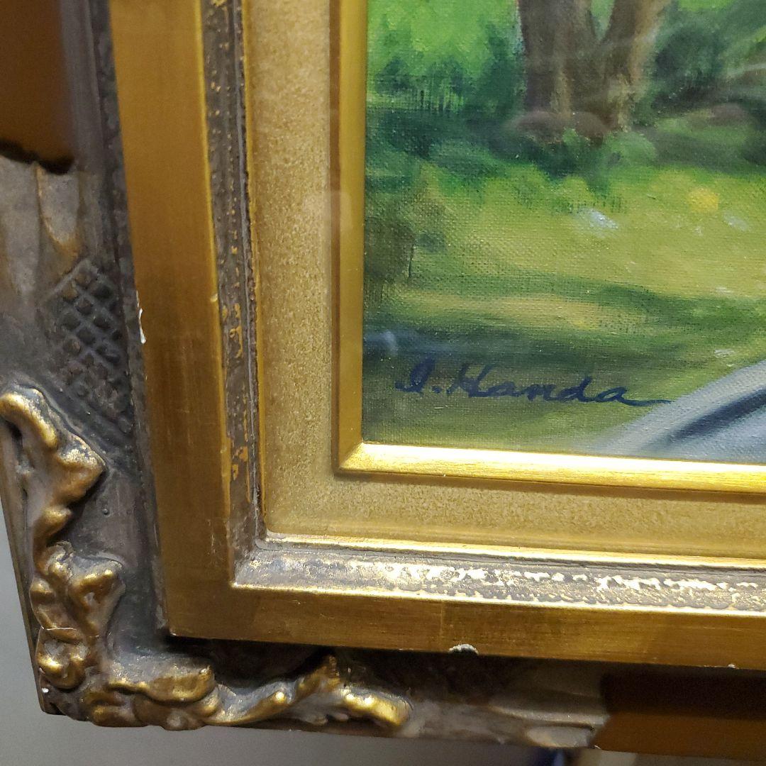 I.handaイニシャル入り絵画