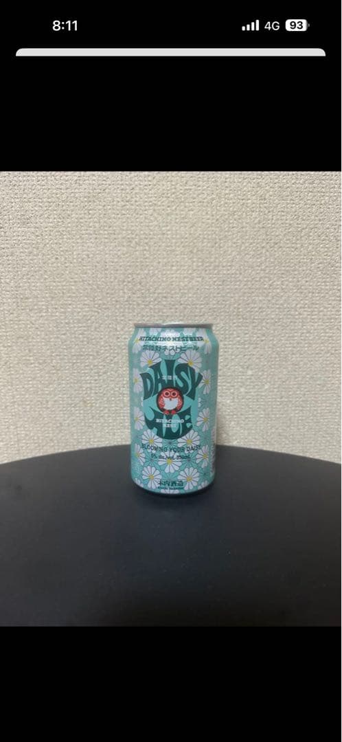 DAISY ビール フラワーデザイン缶