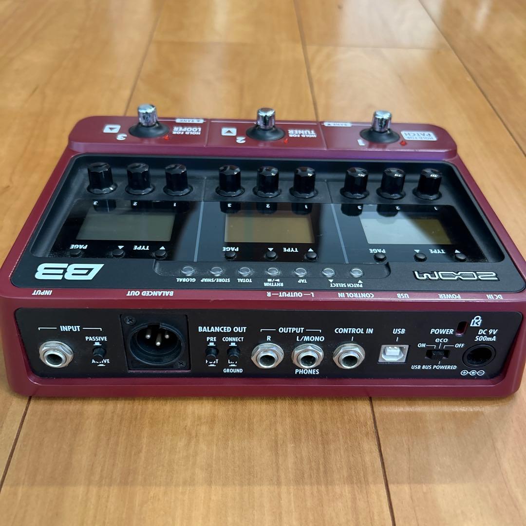 zoom Ｂ3 ベースマルチエフェクター　箱付き
