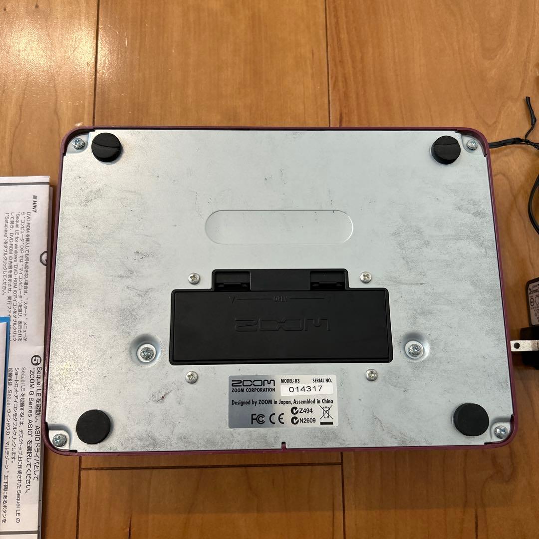 zoom Ｂ3 ベースマルチエフェクター　箱付き