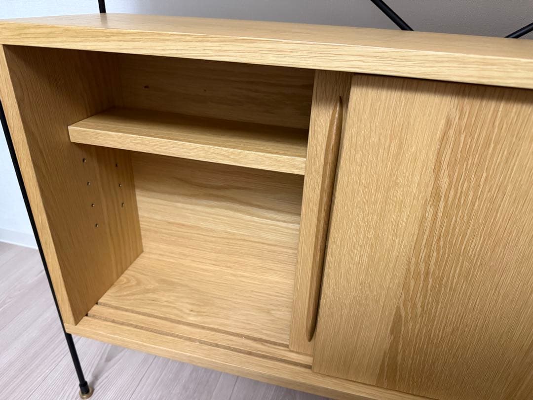 【マイ】R.U.S 薄型シェルフ 収納付き