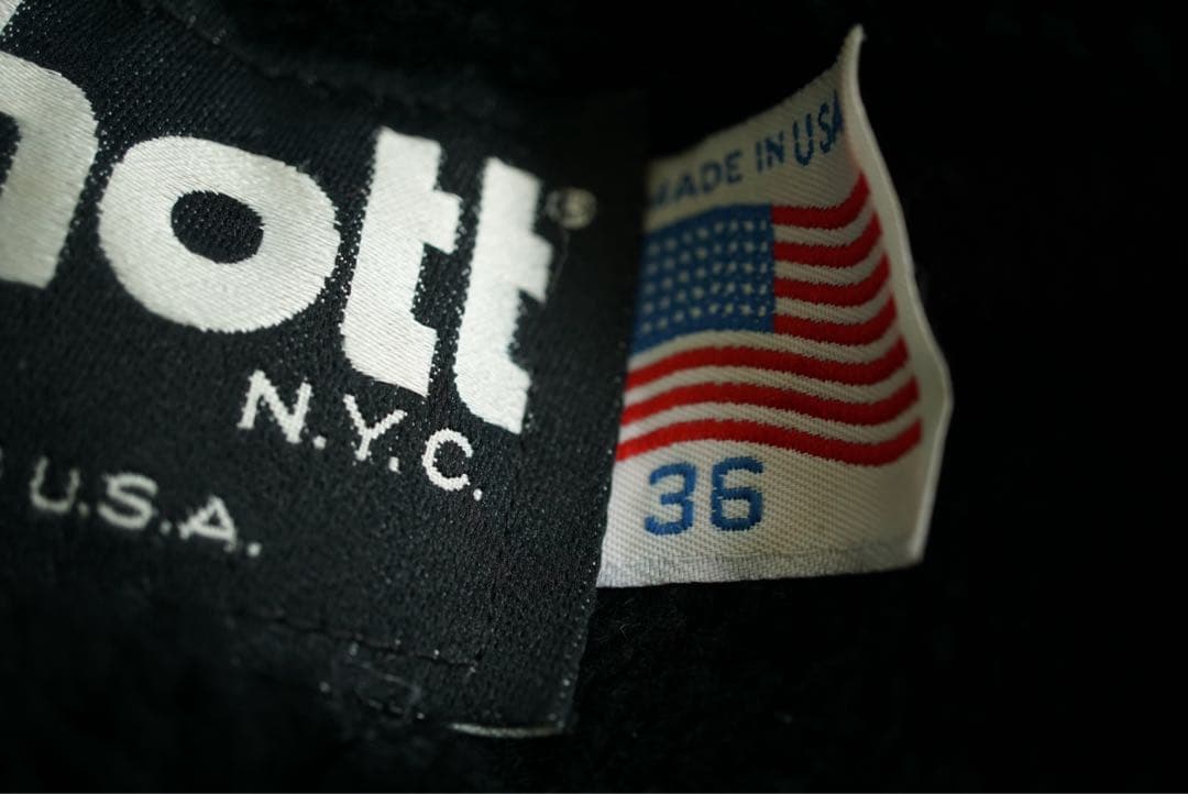 Schott 641 ボアライナー付 シングル ライダースジャケット 36