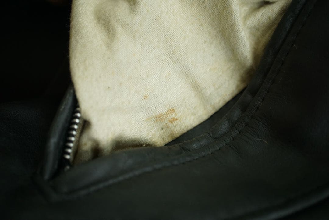 Schott 641 ボアライナー付 シングル ライダースジャケット 36