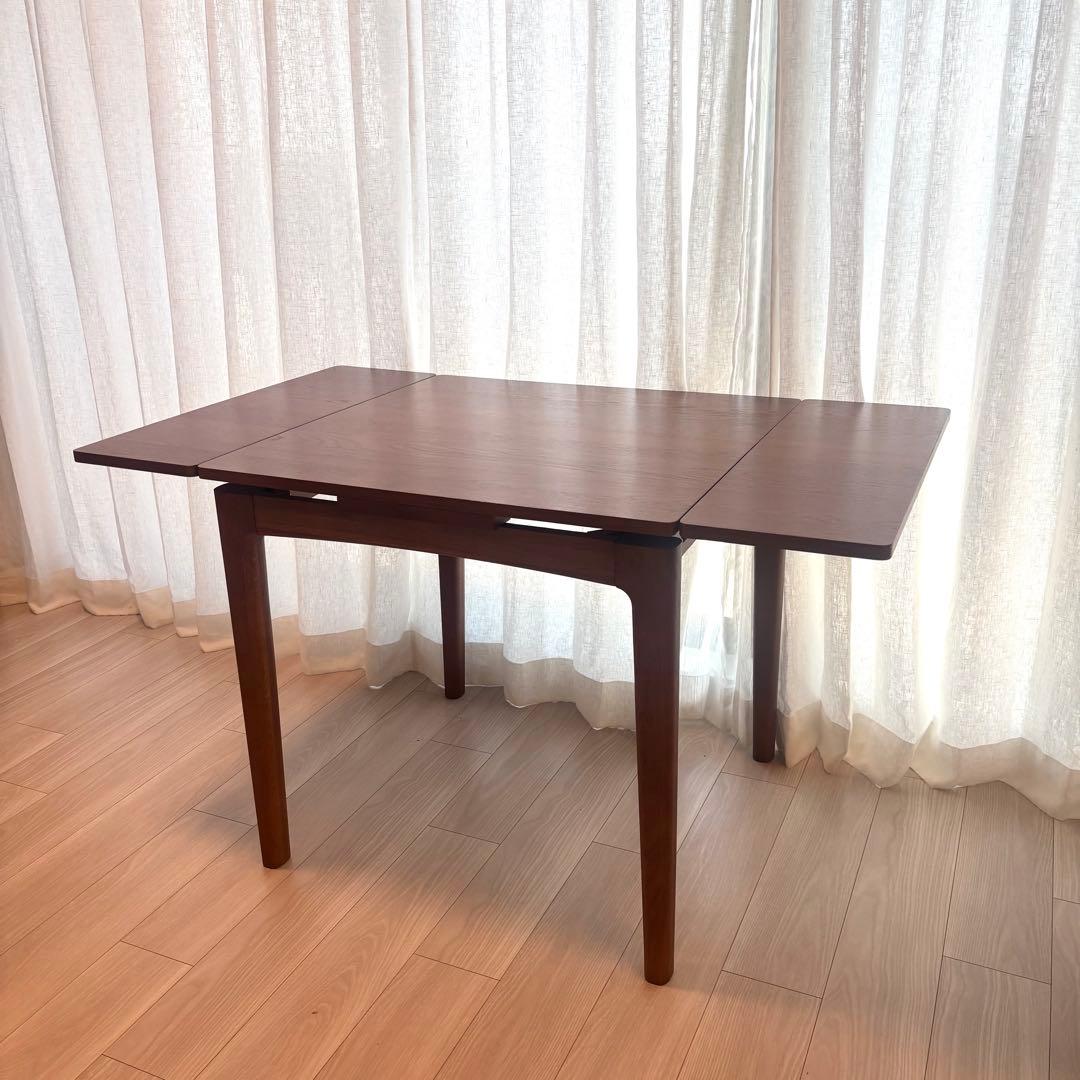 unico トリト TRITO ダイニングテーブル 伸長式 ウォールナット