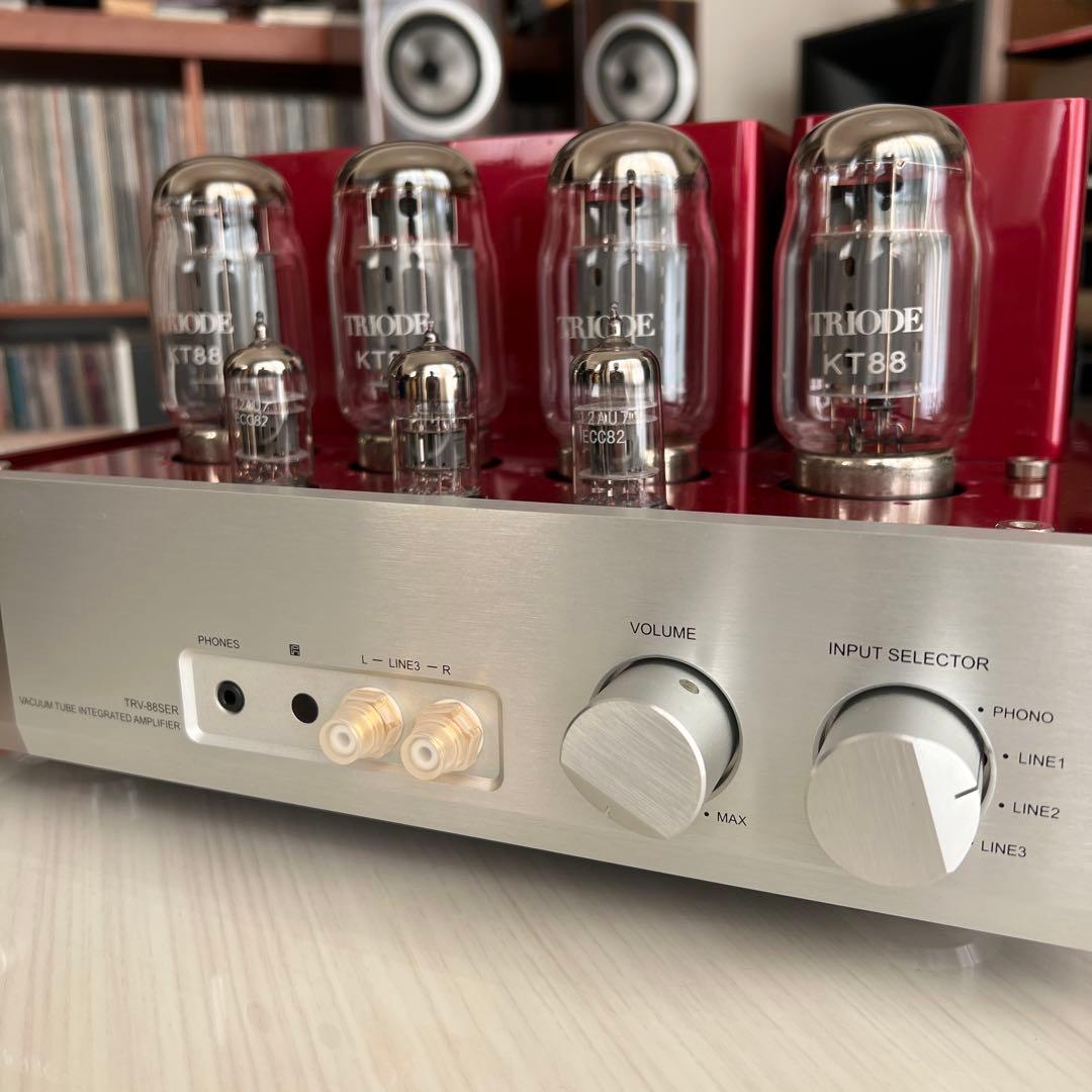 TRIODO TRV-88SER（KT88AB級プッシュプルプリメインアンプ）