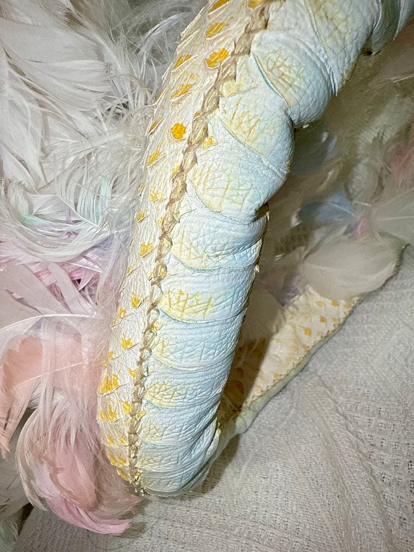 【レザー】アートドール　蛇　ドラゴン②《ハンドメイド》　artdoll