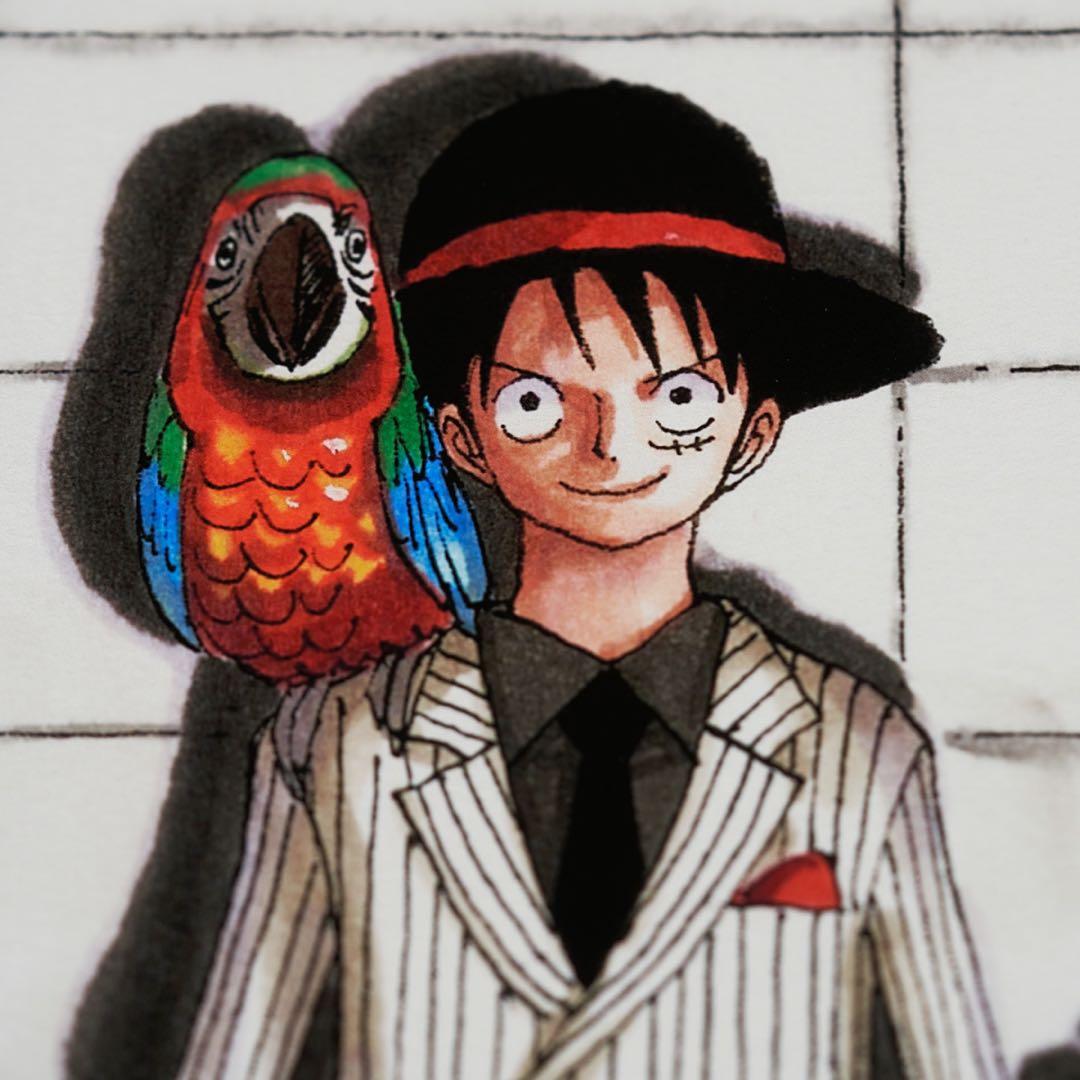 世界20部限定　ワンピース NFT 集英社マンガアート　複製原画　2枚セット