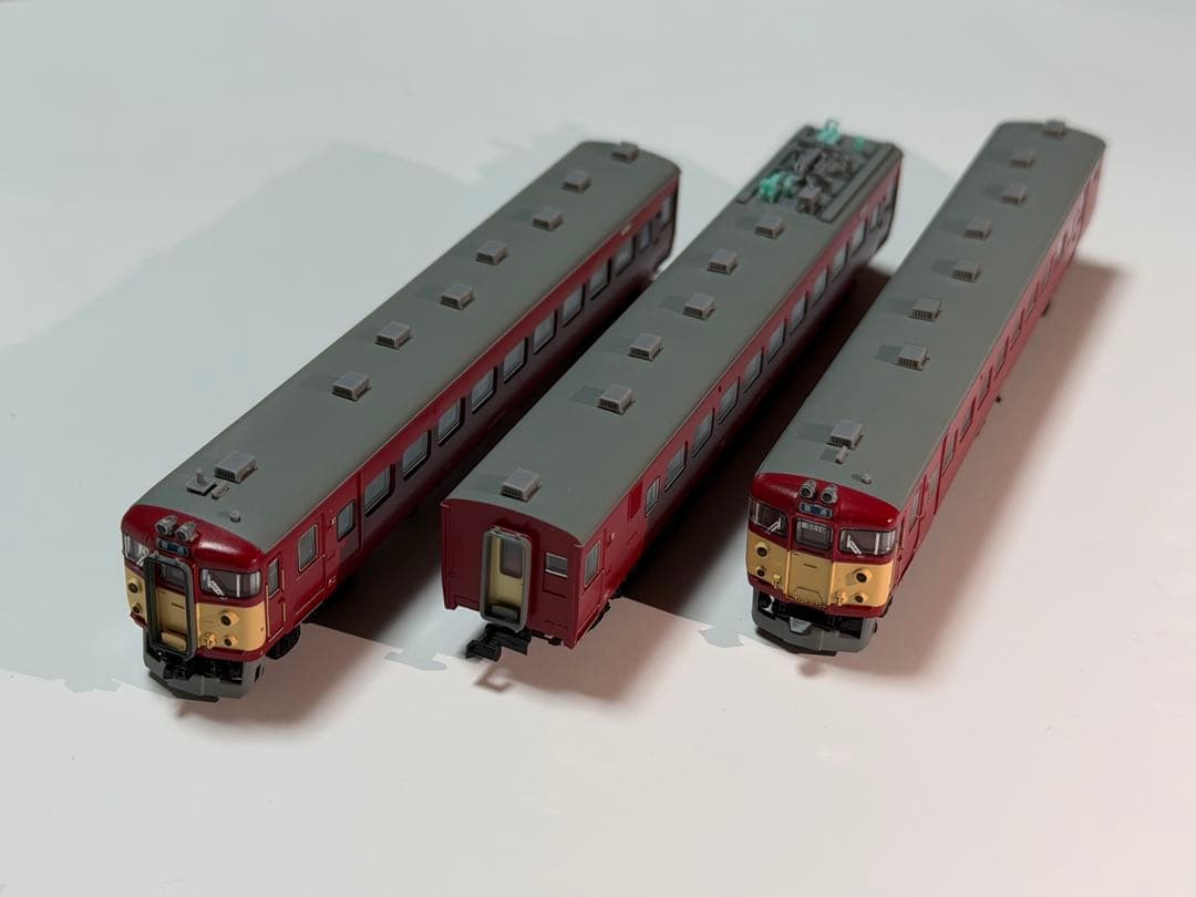 マイクロエース 711系 復活国鉄色 シングルアームパンタ 3両セット