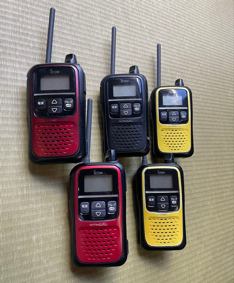 K*i様 ICOMトランシーバー（5台セット）