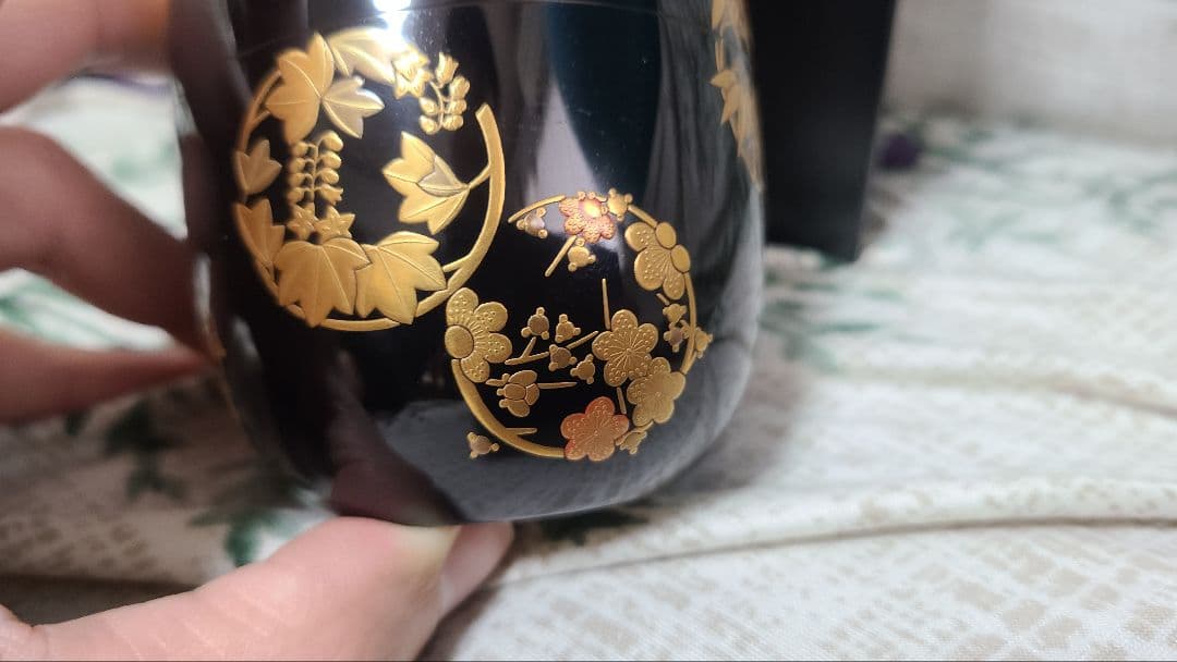 茶道具　棗　一瓢斉　二重箱