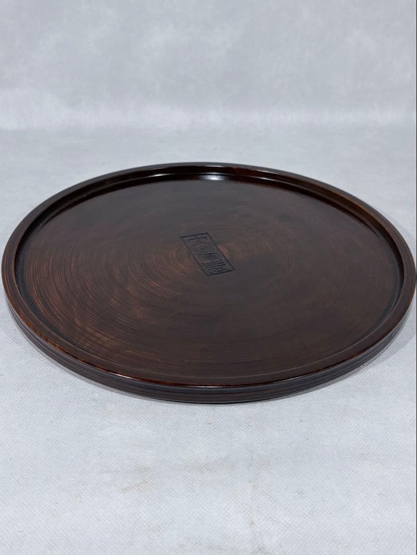 天然木　大徳寺　丸盆五枚　茶道具　懐石道具　送料込