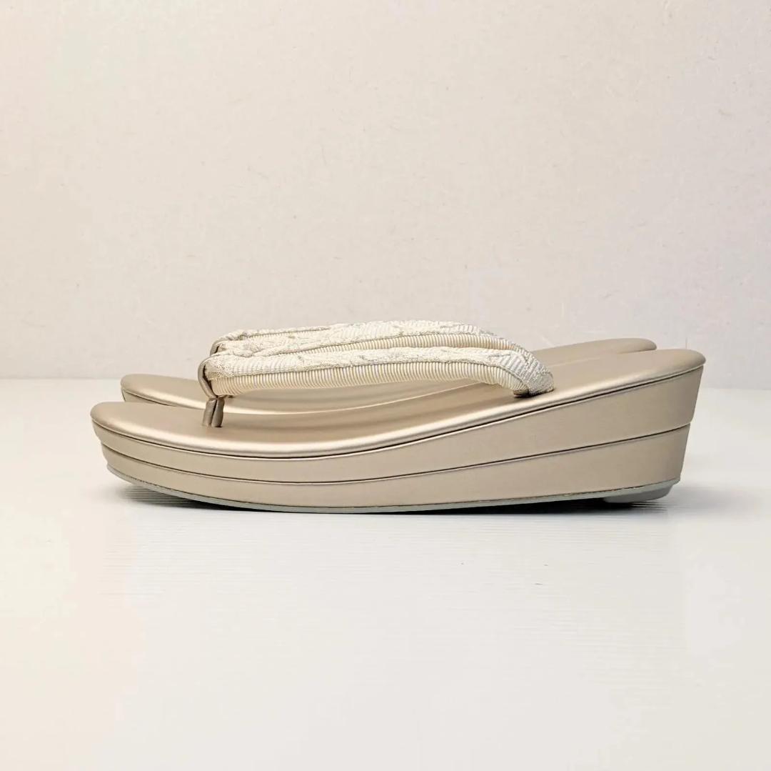 和装 草履バッグセット フォーマル 帯地 Lサイズ kz4