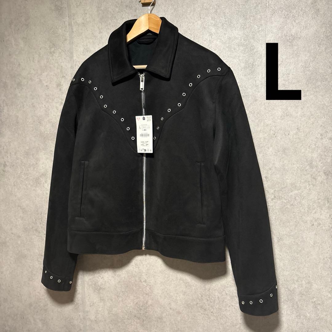 ZARA ザラ フェイクスエードジャケット L