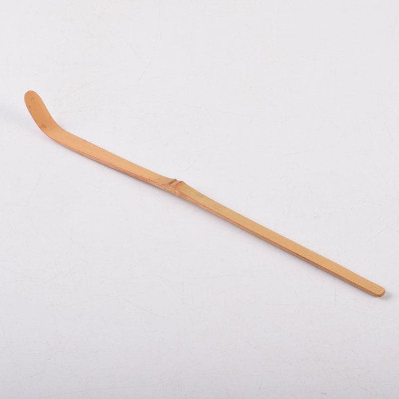 茶道具　茶杓　銘「岩清水」　書付　共筒共箱　V　8489