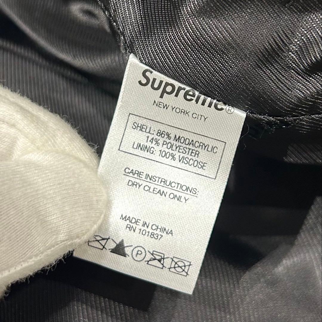 【新品未使用】タグ付き シュプリーム フェイクファー ボンバー ジャケット S