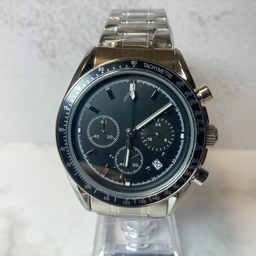 新春値下げ1000円引★ノーロゴ クロノグラフ カスタムウォッチ オマージュ