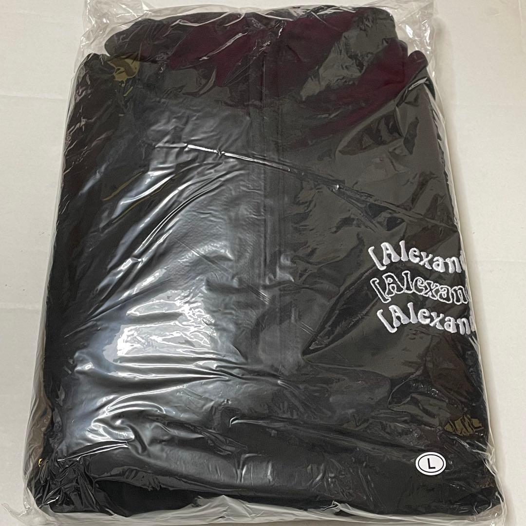 Alexandros アレキサンドロス　harfzip ハーフジップ　ブラック