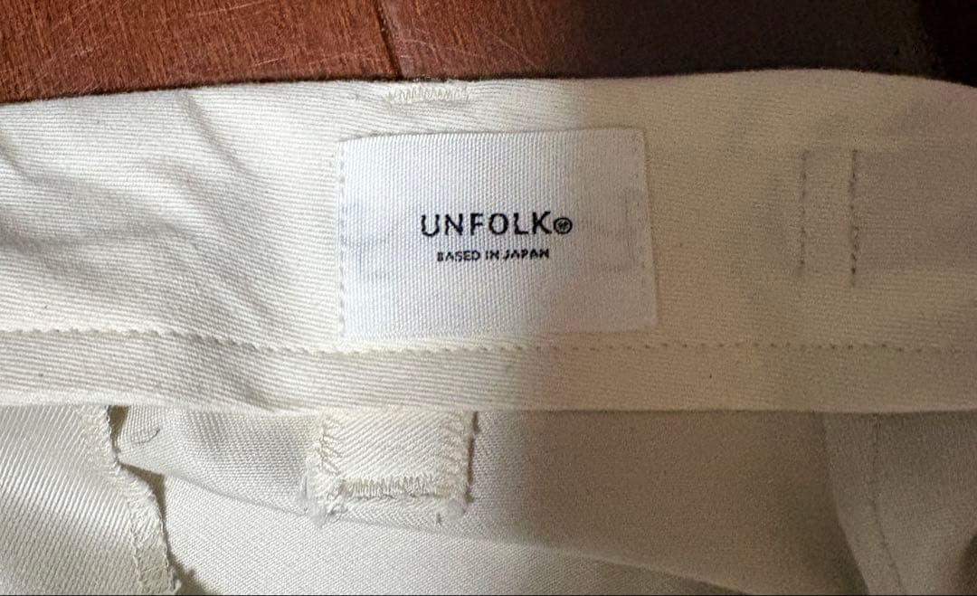 【UNFOLK】Seamless west point chino pants