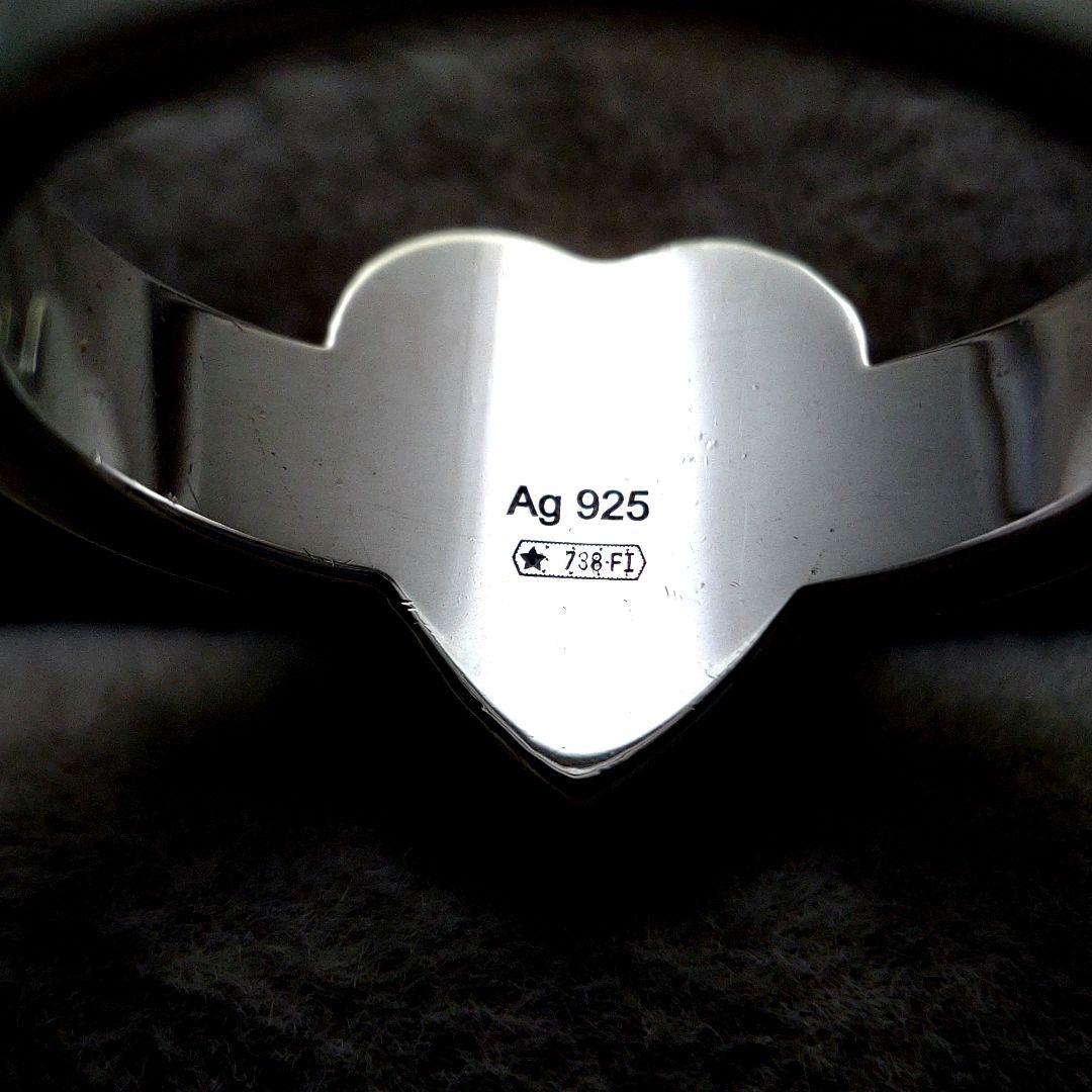 GUCCI　グッチトレードマークハート付きリング　ハートネックレスAg925