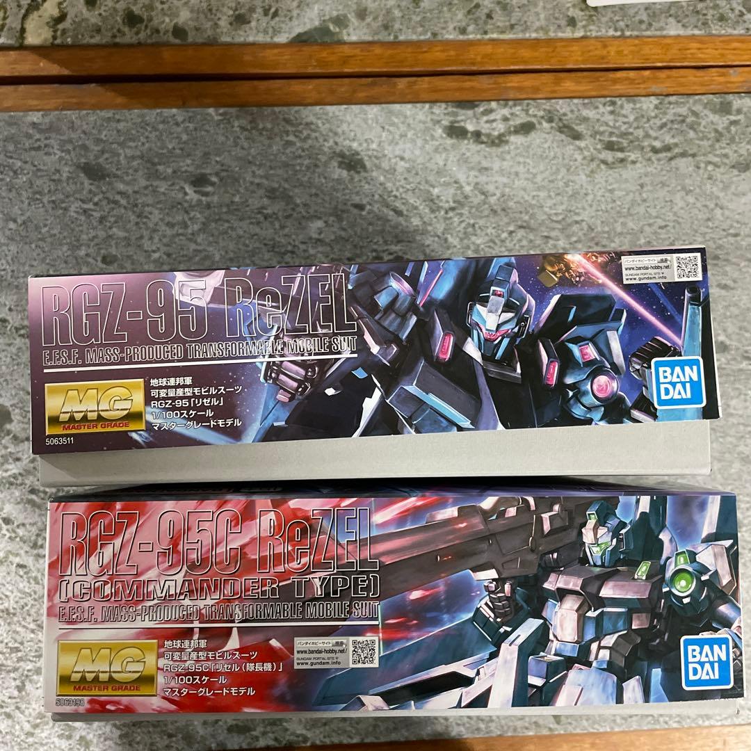 MG 1/100 RZG-95C リゼル(隊長機)　MG RGZ-95 リゼル