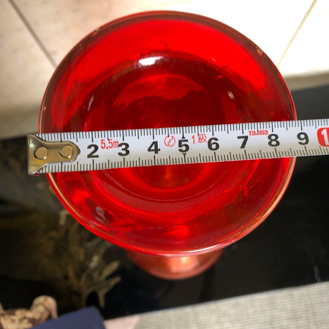 た60●豪華❗️高63cmツイスト 琉球ガラス花瓶