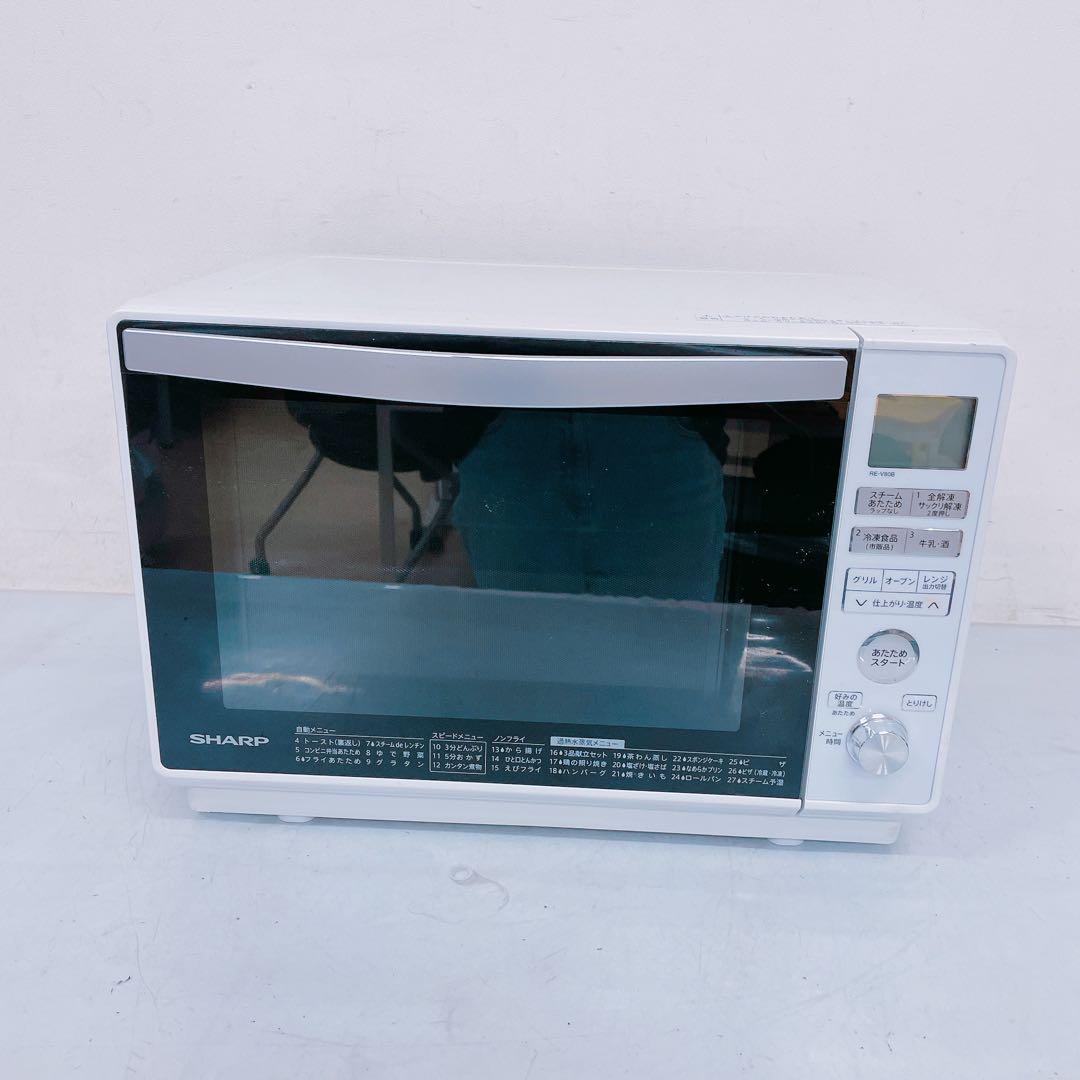 8HM33 SHARP オーブンレンジ RE-V80B-W 2019年製
