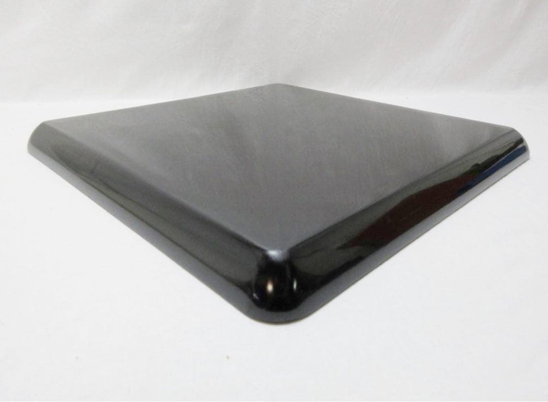 ほぼ未使用 懐石道具 若狭塗 木製 四方盆 5枚組 螺鈿模様 銘々盆 平膳 茶事