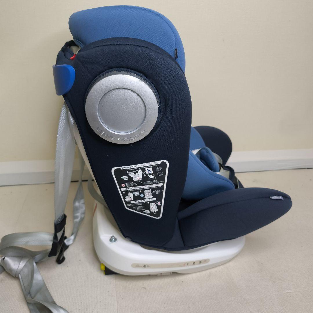 LETTAS レッタス ISOFIX チャイルドシート ブルー　ネイビー