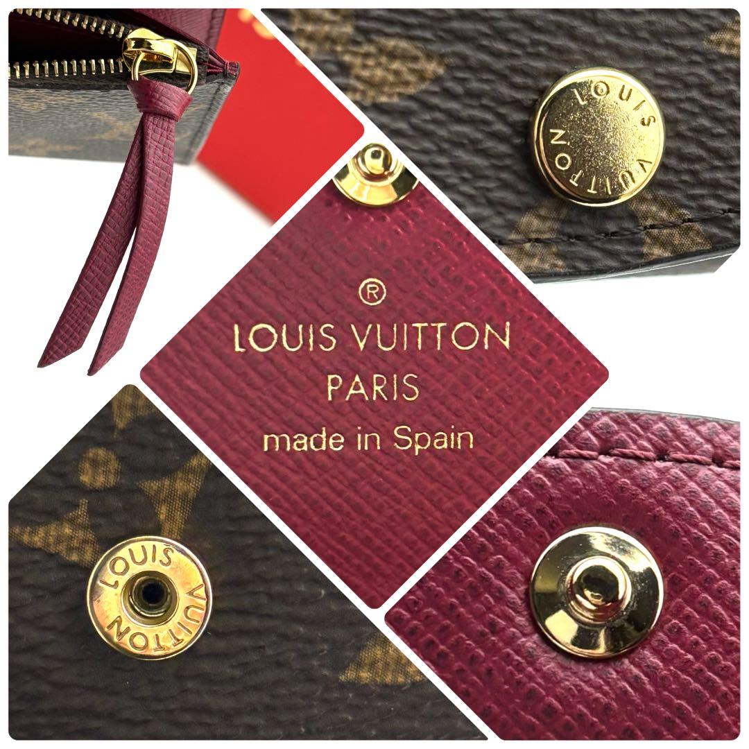 ☆極美品☆新型☆ルイヴィトン ケース 財布 モノグラム ポルトモネロザリ