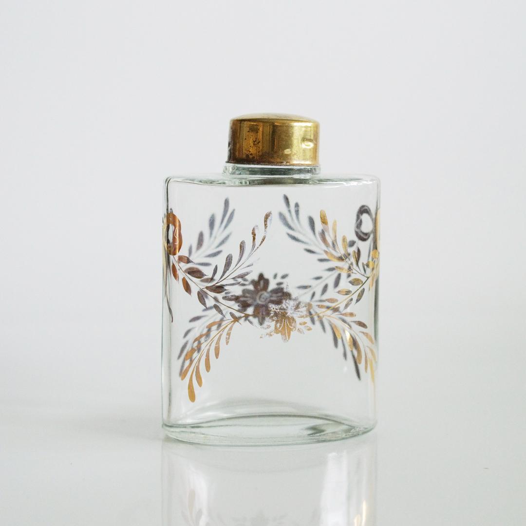 金彩 ガラスボトル フランス 19世紀