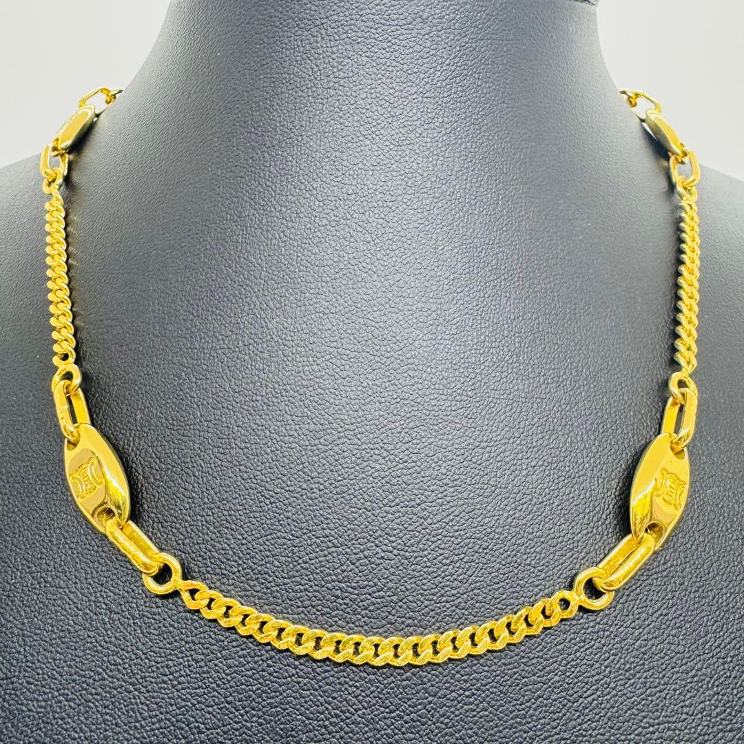 ✨CELINE✨セリーヌ✨トリオンフ✨ゴールド✨ネックレス✨