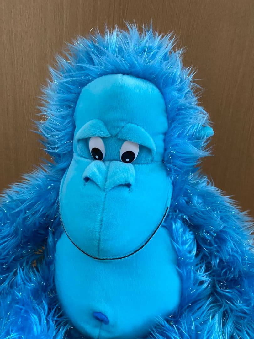 RUSS社　Jabar ゴリラ　ブルー　ぬいぐるみ　グリッター