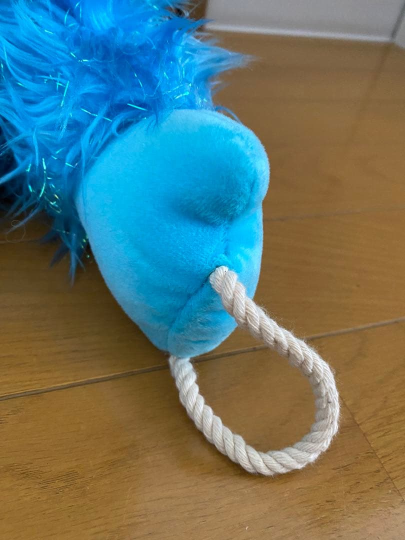 RUSS社　Jabar ゴリラ　ブルー　ぬいぐるみ　グリッター