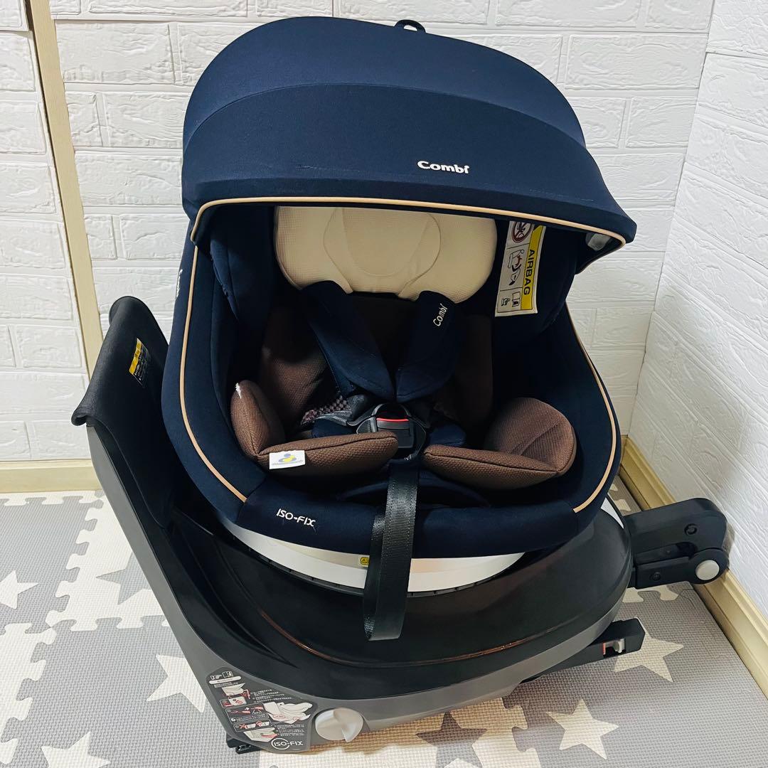 【☆極美品☆】コンビ☆チャイルドシート☆クルムーヴスマートisofix☆ネイビー