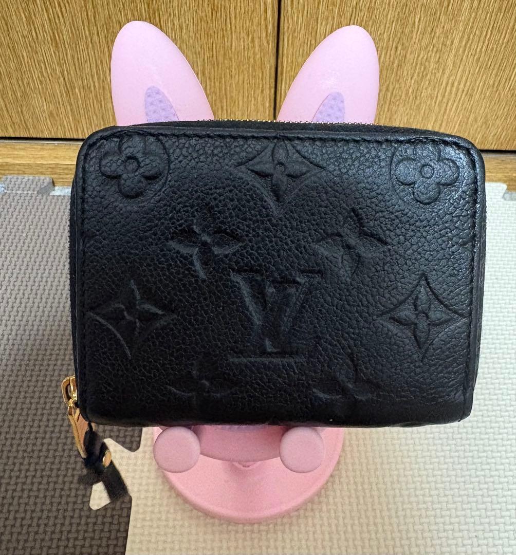 ルイヴィトン　ジッピーパース　アンプラント　ブラック　小銭入れ