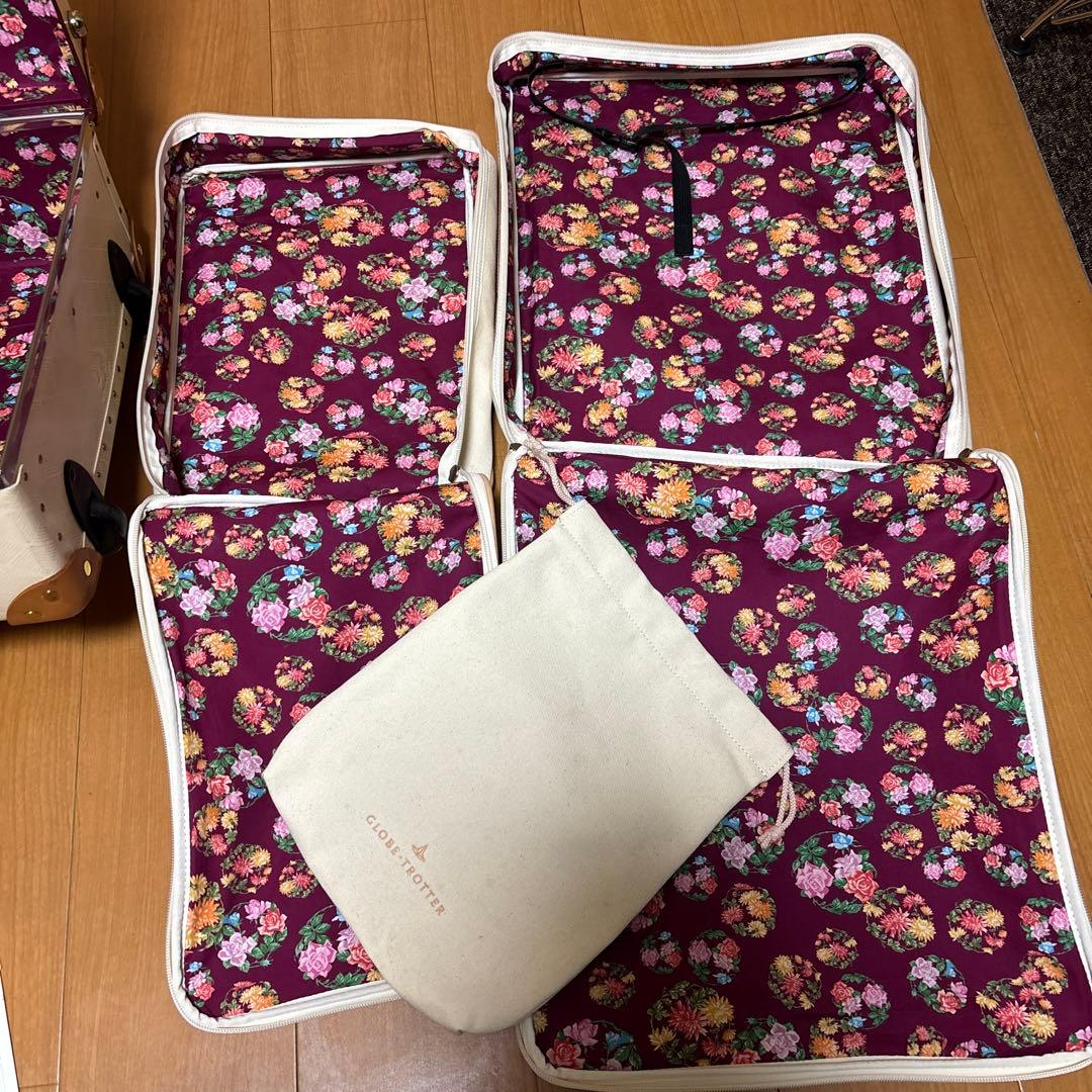 センゴク　希少価値　GLOBE-TROTTER サファリ友禅キャリーケース