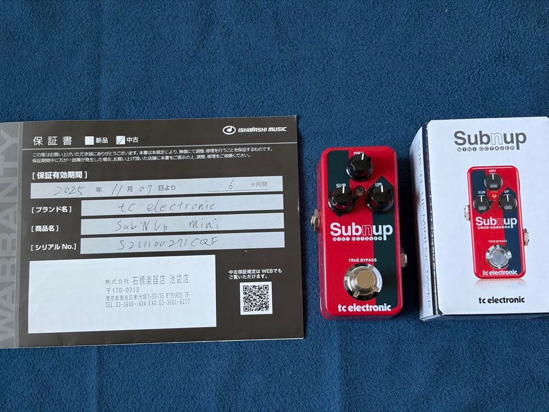 tc electronic Sub N Up Mini オクターバー 【元箱付】